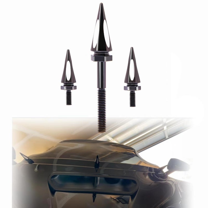 CWXEDN Windshield Screws Black Road Glide Windshield Spike Bolts Windscreen Screws Compatible with Harley Touring Models Street Glide Windshield Bolts (Street Glide 2014-2023) - Image 5